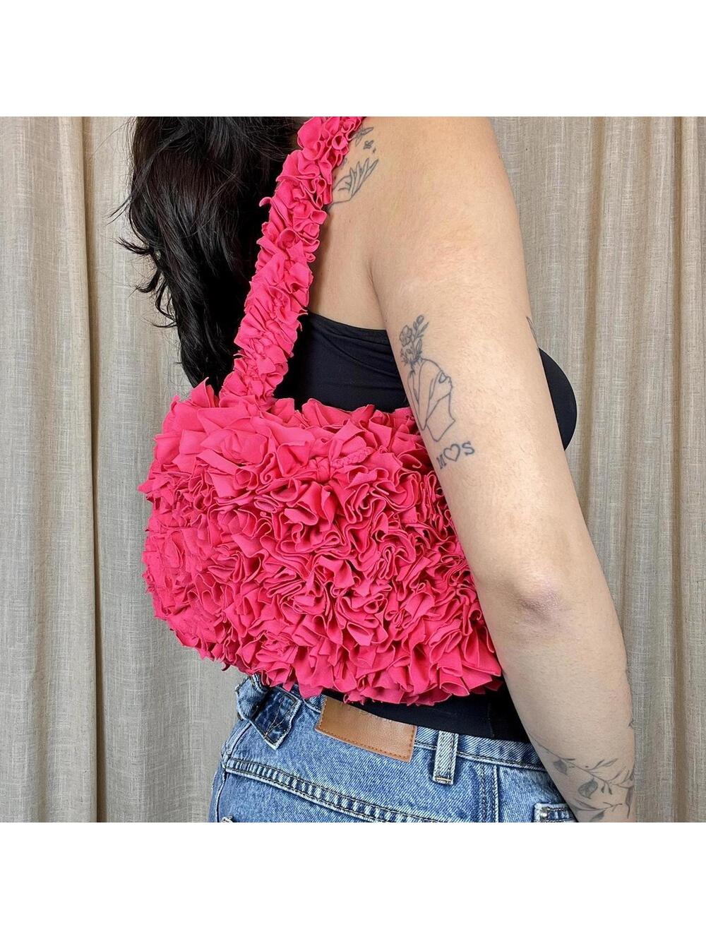 Hot Pink Shoulder Bag